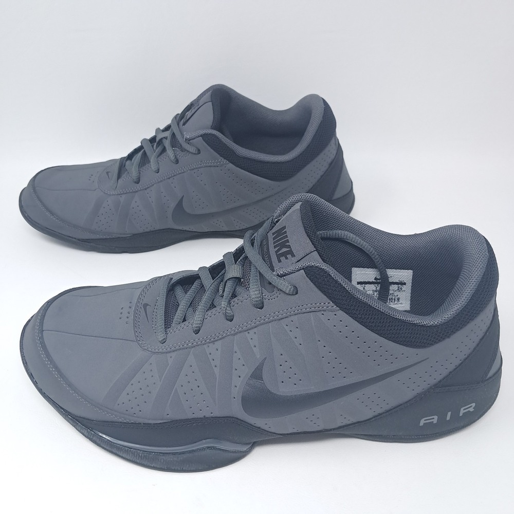 Nike Air Ring Leader Low Mens Shoes Size 8 Color Dark Gray Black
